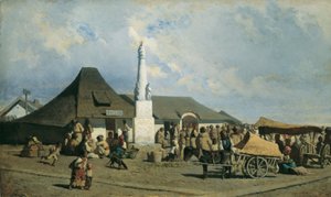 Marktplatz in Szolnok