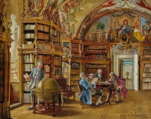 In der Bibliothek