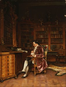 In der Bibliothek