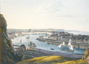 Ansicht von Dieppe, frühes 19. Jahrhundert