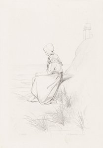 Mädchen in den Dünen (Die Kinder des Meeres) von Johann Heinrich Maria Hubert Rennefeld