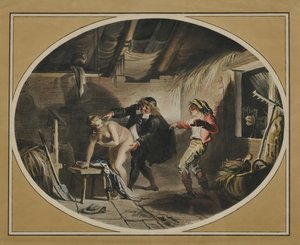La Jument du compère Pierre nach dem Gedicht von Jean de La Fontaine, 1800