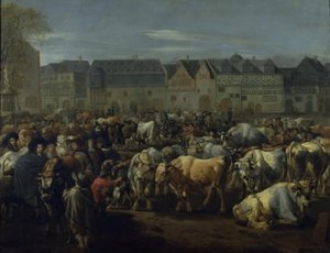 Ein Viehmarkt