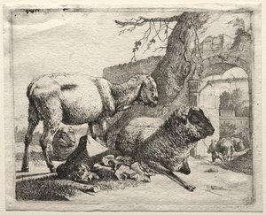Der Maultiertreiber unter dem Tor, 1665