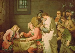 Konradin von Schwaben und Friedrich von Baden erwarten ihr Urteil, 1785 von Johann Heinrich Wilhelm Tischbein