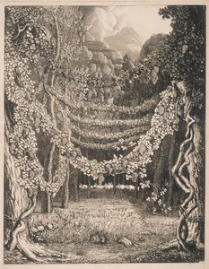 Imaginäre Ansicht eines Weinbergs auf dem Weg zur Höhle des Polyphemus von Johann Heinrich Wilhelm Tischbein