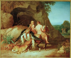 Kastor und Pollux – Die Stärke des Mannes von Johann Heinrich Wilhelm Tischbein