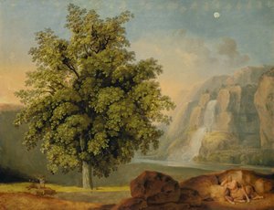 Landschaft bei Tivoli von Johann Heinrich Wilhelm Tischbein
