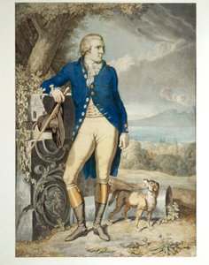 Porträt von Johann Wolfgang von Goethe auf dem Land