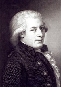 Porträt von Wolfgang Amadeus Mozart (1756-91) österreichischer Komponist, graviert von Lazarus Gottlieb Sichling (1812-63) von Johann Heinrich Wilhelm Tischbein
