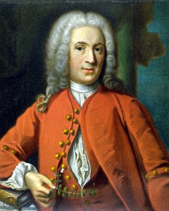 Carl von Linné, schwedischer Naturforscher und Schriftsteller (1707 - 1778) - von J. H. Scheffel, in „Portrait of Linné“ von Tycho Tullberg
