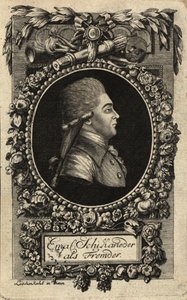 Porträt von Emanuel Schikaneder 1751-1812, 1788 von Johann Hieronymus Loeschenkohl