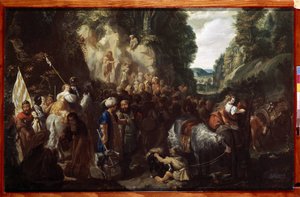Die Predigt des heiligen Johannes des Täufers von Johann Hulsman