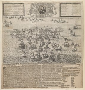 Die Schlacht bei Køgebucht im Juli 1677