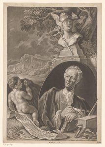 Porträt von Joachim Franz Beich im Alter von 80 Jahren von Johann Jacob Haid