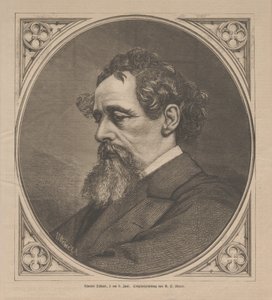 Porträt von Charles Dickens, 1870