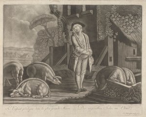 Das verlorene Kind im größten Elend von Johann Jacobus Haid