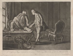 Der verlorene Sohn fordert sein Erbe von Johann Jacobus Haid