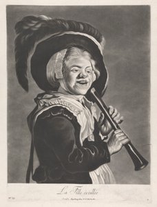 Das wache Mädchen von Johann Jacobus Haid
