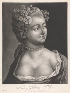 Das galante Mädchen von Johann Jacobus Haid