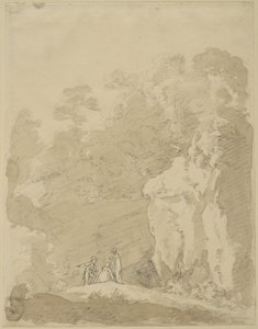 Herr und zwei Damen von Johann Jakob Dorner der Jüngere