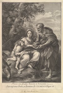 Die Jungfrau und Joseph mit dem jungen Jesus, 1710-40