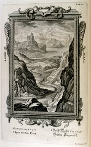 Die Schöpfungsgeschichte ist der Schöpfungsmythos sowohl des Judentums als auch des Christentums. Der dritte Schöpfungstag: Die Meere werden geschaffen