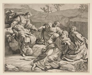 St. Wilhelm von Jungfrauen unterstützt von Johann Jakob von Sandrart
