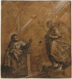 Die Verkündigung, letztes Drittel 1600er von Johann Jakob von Sandrart