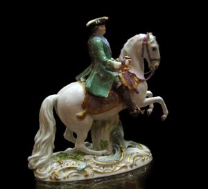 Reiterporträt von Kaiserin Katharina II. in der Uniform des Semenovsky-Leibgarderegiments, 1770