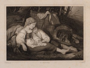 Die schlafenden Kinder von Johann Leonhard Appold