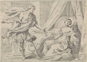 Cephalus gibt sich Procris zu erkennen von Johann Liss