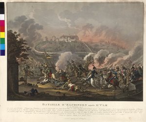 Schlacht von Elchingen am 14. Oktober 1805 von Johann Lorenz Rugendas