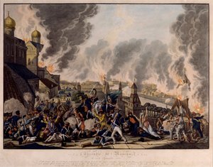 Der Brand von Moskau am 15. September 1812