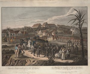 Begräbnisprozession von Napoleon Bonaparte auf St. Helena, 1821