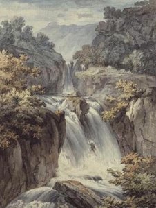 Der Wasserfall von Johann Ludwig Alberli