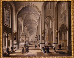 Innenraum einer gotischen Kirche, 1787 von Johann Ludwig Ernst Morgenstern