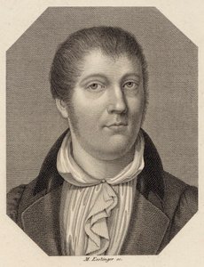 Porträt des Geigers und Komponisten Louis Spohr 1784-1859, 1820 von Johann Martin Esslinger