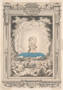 Studie für Gott erscheint Moses und seinen Gefährten, Platte 171, Physica Sacra