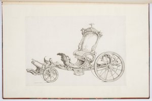 Entwurf für ein Cabriolet von Johann Michael Hoppenhaupt II