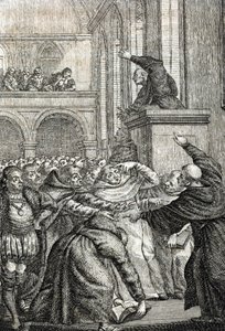 Gründung der Karls-Universität in Prag 1348 (Gravur von Johann Michael Mettenleiter) von Johann Michael Mettenleiter