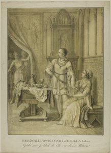 Herzog Ludwig I und Ludmilla von Johann Michael Mettenleiter
