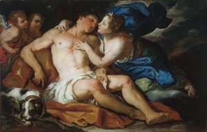 Diana und Endymion, ca. 1690-95 von Johann Michael Rottmayr