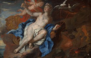 Venus und Amor an der Schmiede des Vulkan, ca. 1690-95 von Johann Michael Rottmayr