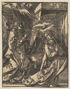 Die Verkündigung, aus der Kleinen Passion (Kopie) von Johann Mommard