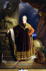 Porträt von Prinz Clemens Wenzel Lothar von Metternich (1773-1859), österreichischer Staatsmann und Diplomat, Gemälde von J.N. Ender von Johann Nepomuk Ender