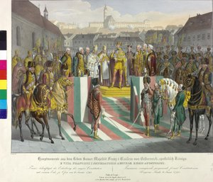 Krönung in Ofen 1792 von Johann Nepomuk Hoechle