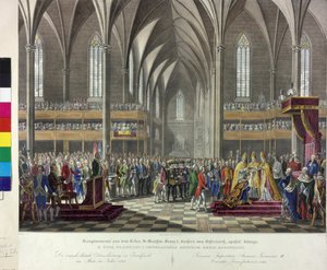 Kaiserkrönung 1792 von Johann Nepomuk Hoechle