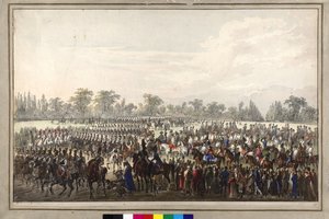 Parade während des Wiener Kongresses