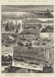 Überschwemmungen der Donau in Österreich und Ungarn von Johann Nepomuk Schonberg